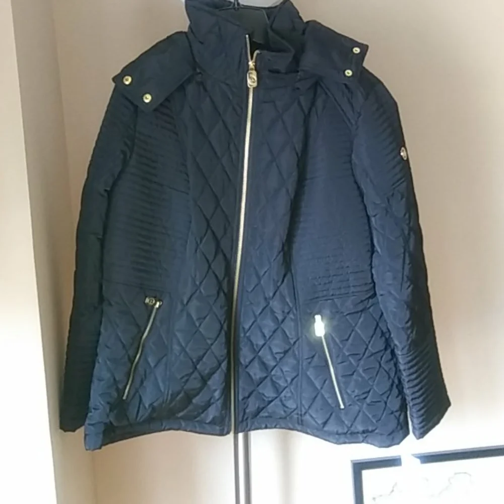 NWT Michael Kors plus size jacket. 1x black